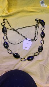 Elegant Oval Beaded Necklace