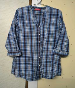 Blue Plaid Shirt 💠