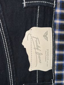 Fond of Distrust Black Jeans