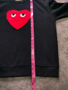 PLAY Comme des Garcons Black Heart Sweatshirt