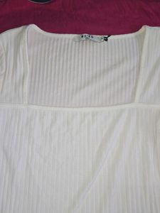 Lowest Prices_Chic Square Neck Ribbed Long Sleeve