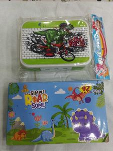 [Free Ship]  42-Pcs Stationery Set + Combo Tiffin
