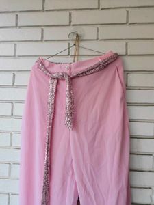 Sparkling Sequin Crop Top &amp; Palazzo Set