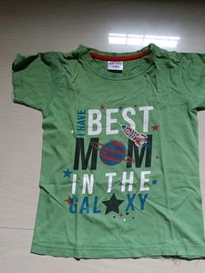 Kids Blue and green T-Shirts combo