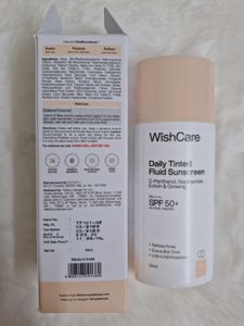 WishCare Daily Tinted Fluid Sunscreen SPF 50+++