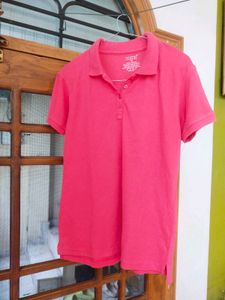 Liz Claiborne Pink Polo - M size