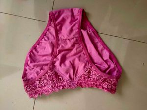 Comfortable Pink Lace Briefs