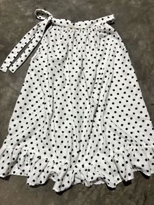 Chic Polka Dot Halter Neck Dress