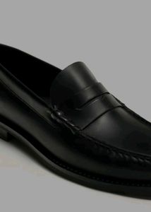 Men's ZARA LEATHER PENNY LOAFERS