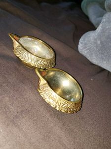 Brass weighted Lion Head diyas 🪔