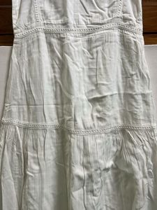 White Sleeveless Maxi and midi Dress