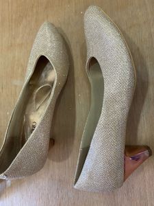 Sparkling Gold Heels