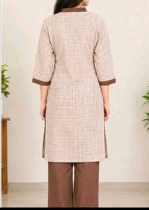Classic Checkered Kurta Set