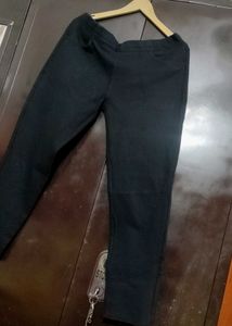 Stylish Black Women's Casual Jeans 34 Waist