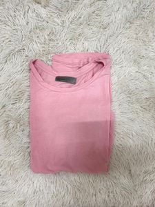 Soft Pink Relaxed Fit T-Shirt