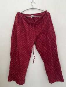 Maroon Ethnic Palazzos