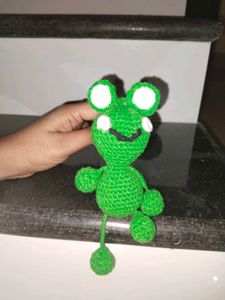 Crochet Frog And Bunny Keychain for Bags &amp; Keys