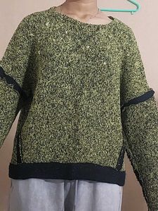 Unique Asymmetric Knit Sweater