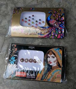 Fancy Stone Bindi Set | Multi Color Designer Bind