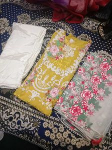 Yellow Embroidered Kurta Set
