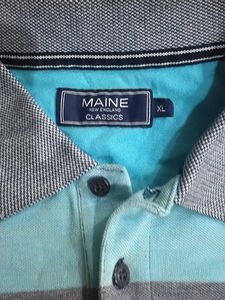 Striped Men's Polo T-Shirt