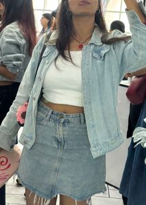 blue denim jacket for women