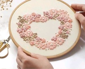 Pastel Heart Hoop
