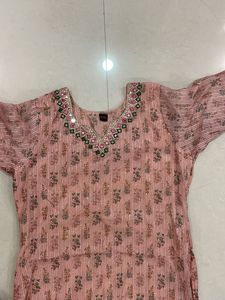 Pink Floral Print Suit