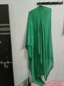 Georgette Rama Green dupatta scarf stall