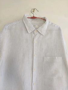 Striped Button-Up Shirt