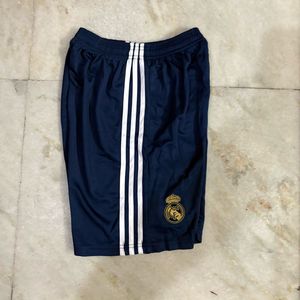 Adidas Real Madrid Navy Blue Athletic Shorts