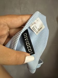 Ribbed Halter Neck Crop Top