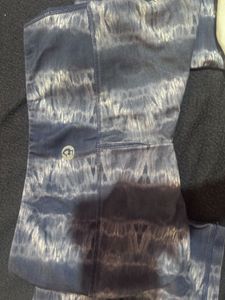 Stylish Blue Tie-Dye yoga leggings
