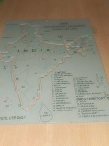 INDIA MAP STENCIL 🇮🇳