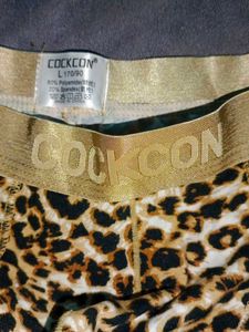 Cockcon Leopard Print U convex pouch
