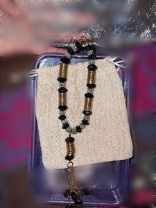 Elegant Beaded Tassel Necklace