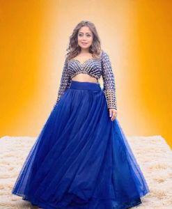Blue Lehenga Choli Set