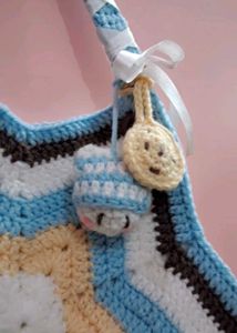 Boho Star Crochet Crossbody Bag