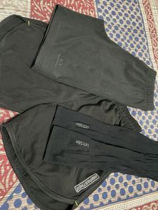 Black Running Shorts Bundle