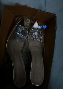 Heels with Rhinestone Detail