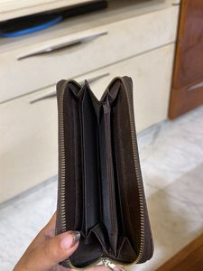 Designer Print Zip-Around Wallet