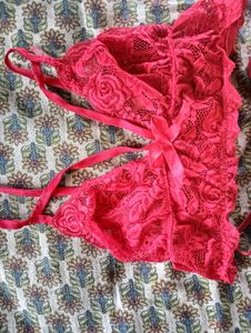 Red lingerie