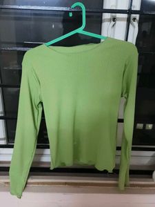Ribbed Long Sleeve Top