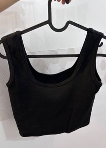 combo of  Pink/black Sleeveless Tank Top