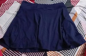 30 size Navy Blue Flared Mini Skort