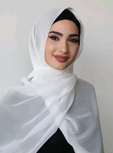 White Chiffon Dupatta