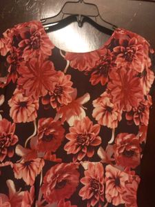 Floral Print Gown