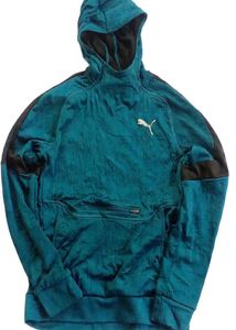 Puma Teal Hooded Sweatshirt