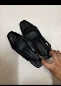 Black Slingback Heels