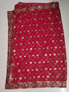 Pretty Maroon Colour Saree ❤️